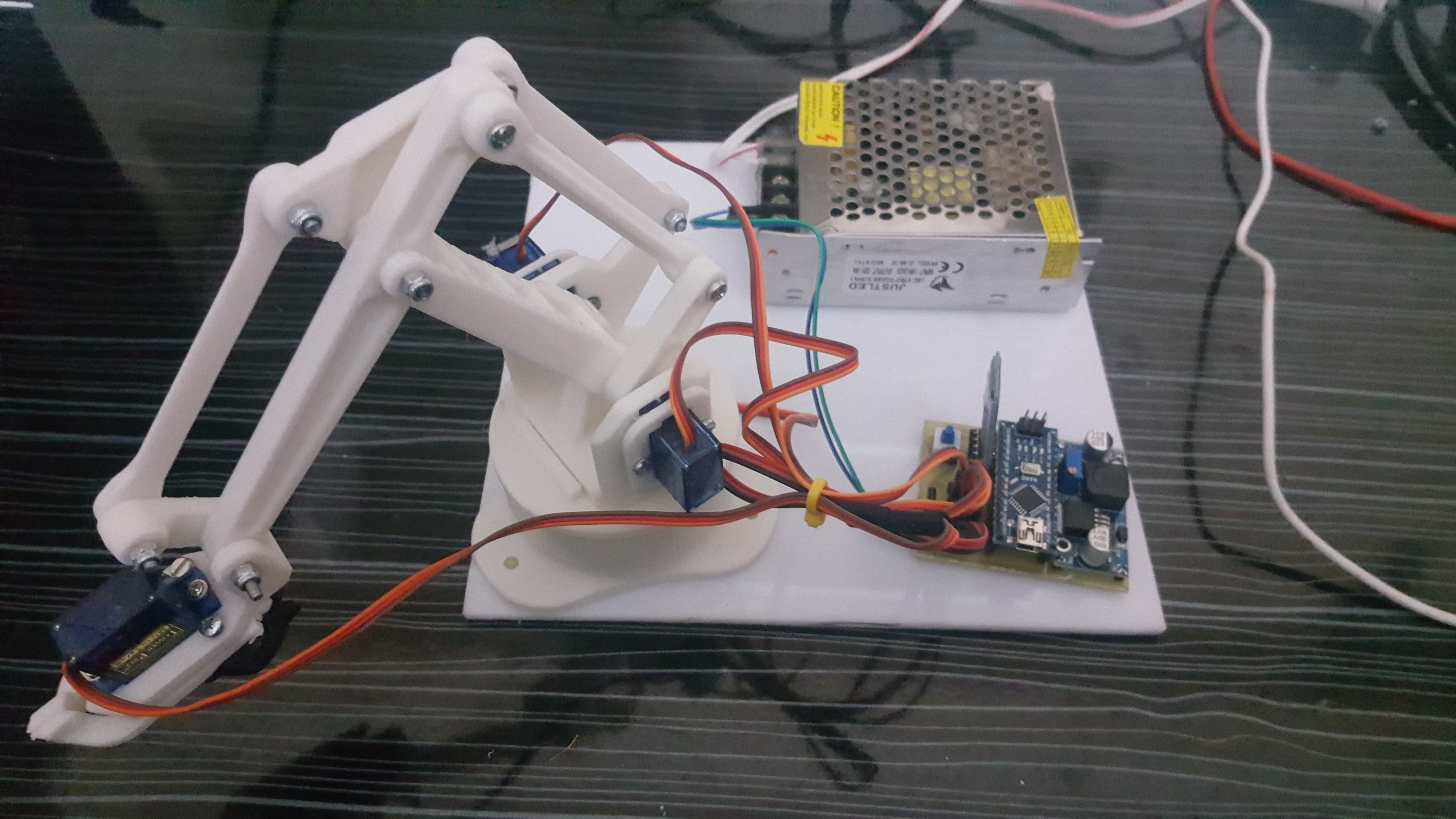 Android Contolled Robotic Arm
